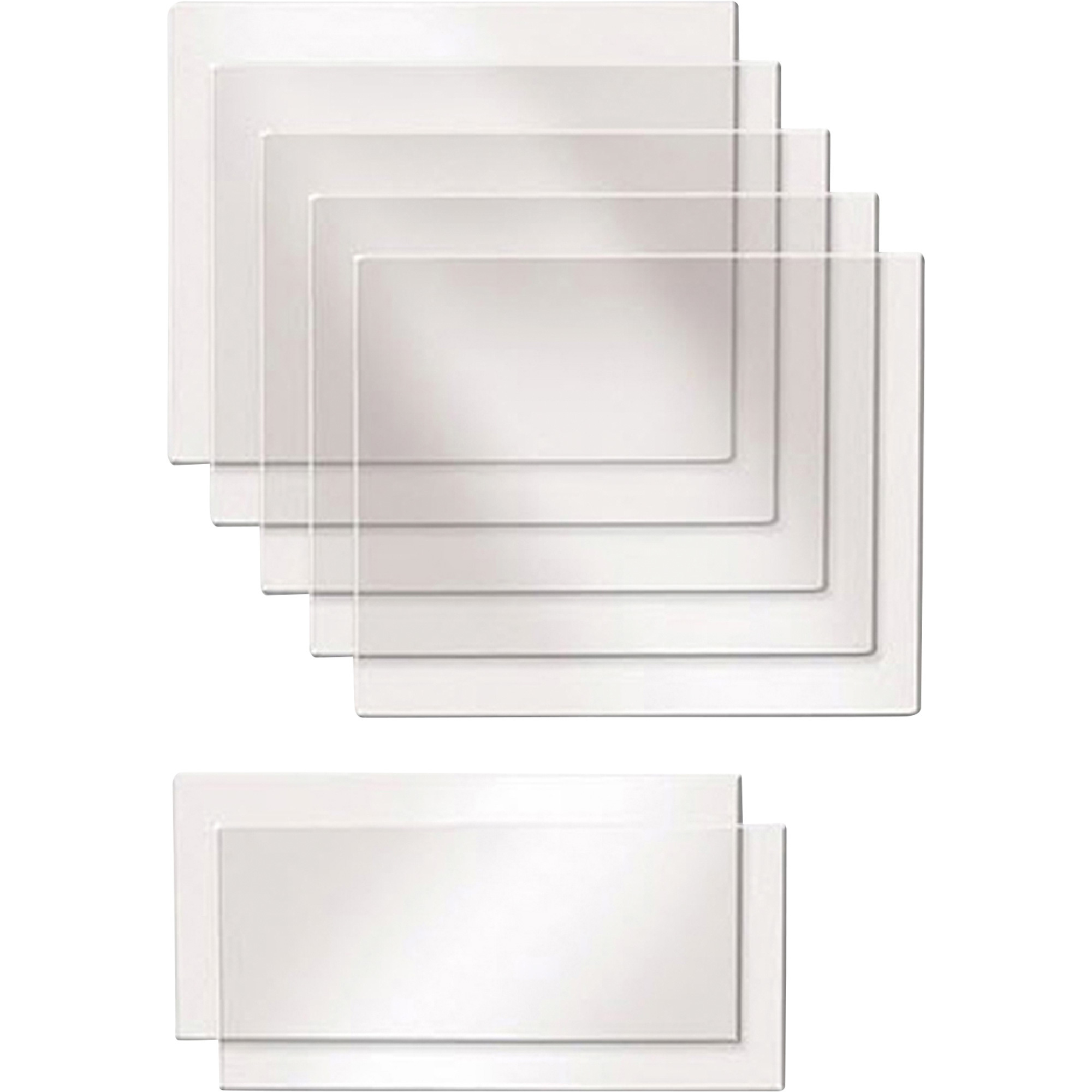 Hobart Replacement Welding Helmet Protective Lens Kit — 7Pcs., Clear